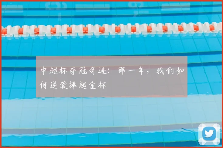 中超杯夺冠奇迹:那一年,我们如何逆袭捧起金杯